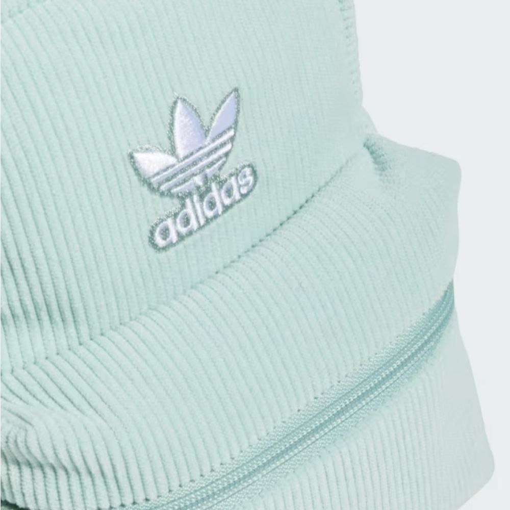 Adidas Trefoil 2.0 Curduroy Mini Backpack- Hazy Green - Picture 4 of 11